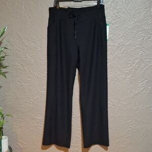 New.32 Degrees Women's Black Straight Leg Pants Size XL